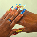 U.S. Virgin Islands Press-On Nails – Caribbean Heritage Nail Set