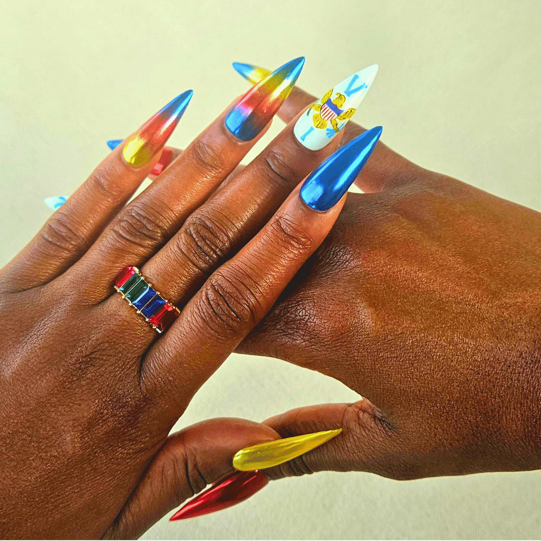 Faux ongles des îles Vierges américaines