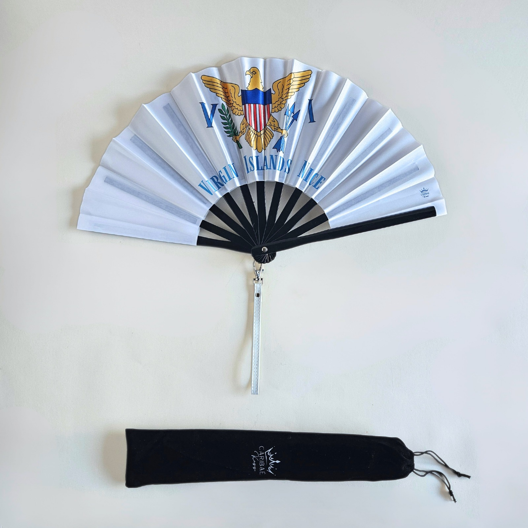 U.S. Virgin Islands Caribbean Heritage Hand Fan
