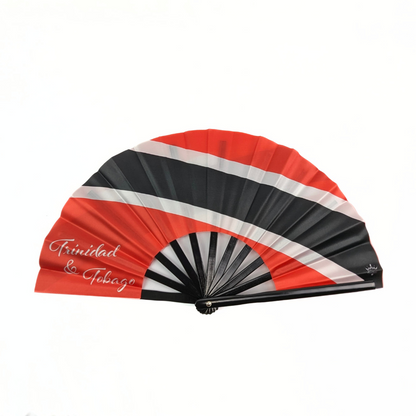 Trinidad & Tobago Folding Hand Fan Flag