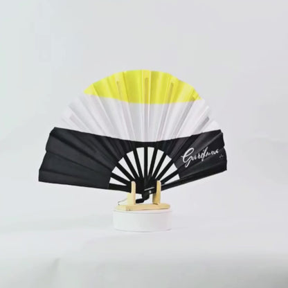 Garifuna Flag Folding Hand Fan