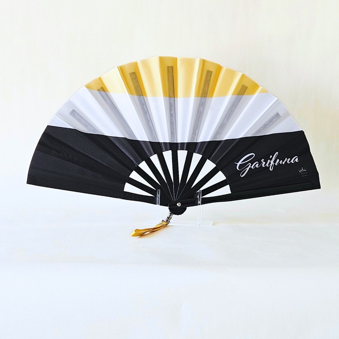 Garifuna Folding Fan – Caribbean Heritage Hand Fan