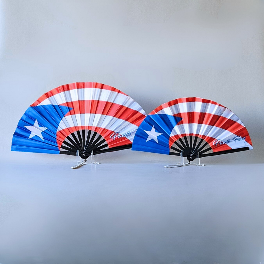Puerto Rico Folding Fan – Caribbean Heritage Hand Fan