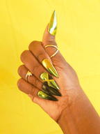 Faux ongles jamaïcains à presser