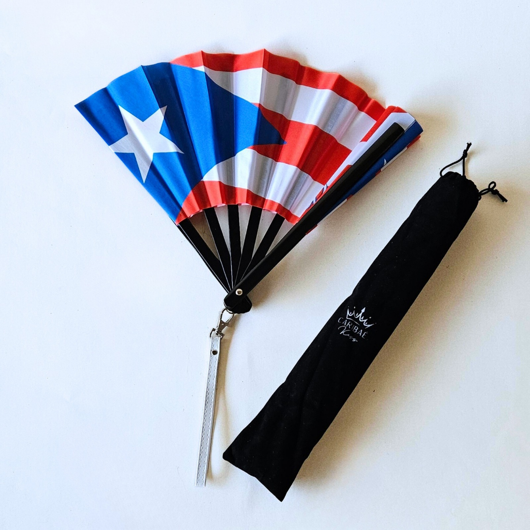Puerto Rico Folding Fan – Caribbean Heritage Hand Fan
