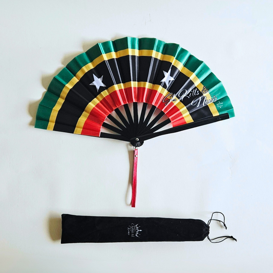 Saint Kitts & Nevis Hand Fan