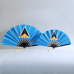 Saint Lucia Caribbean Heritage Hand Fan