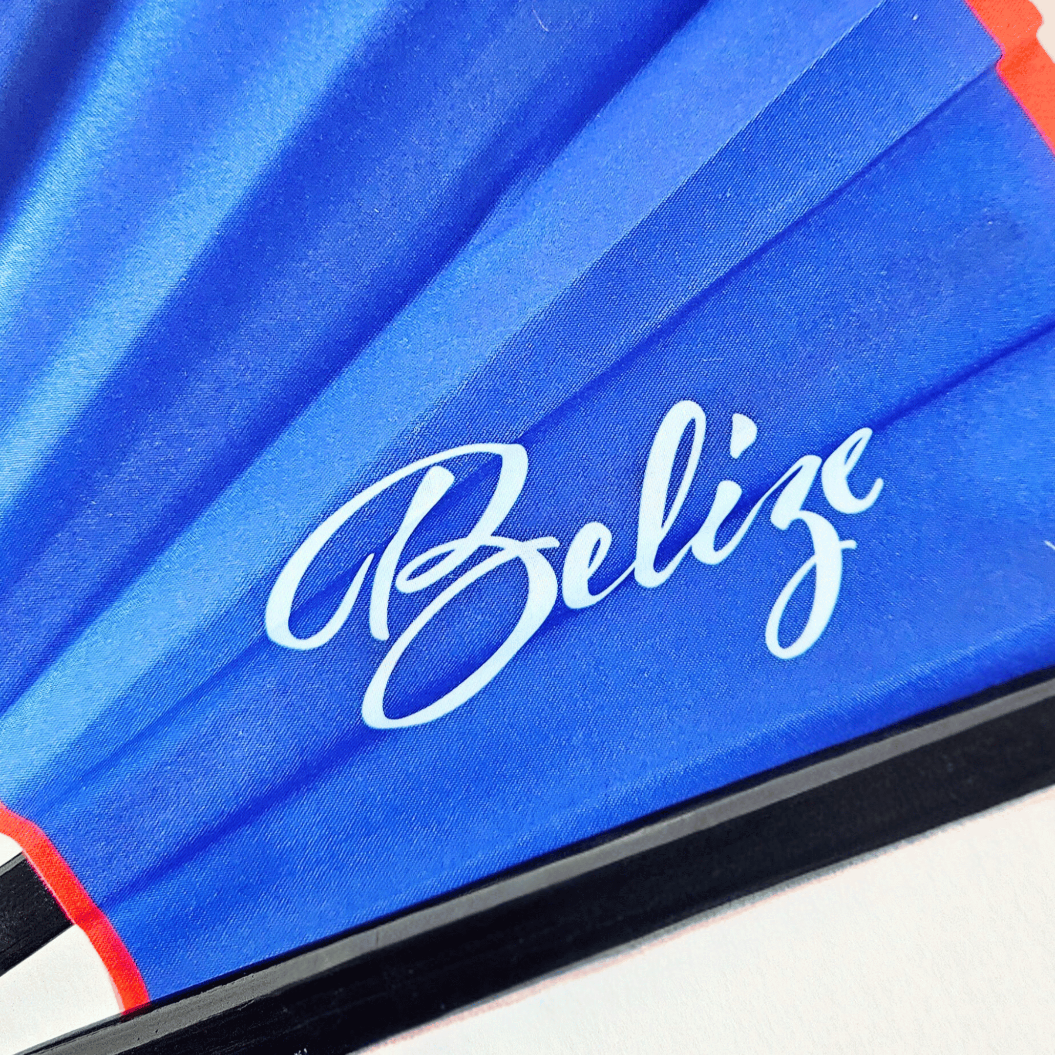 Belize Bamboo Folding Hand Fan