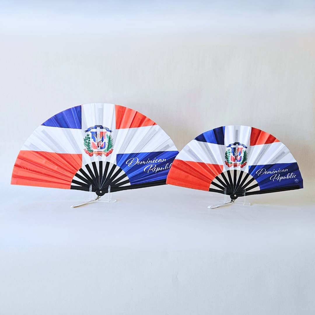 Dominican Republic Folding Fan – Caribbean Heritage Hand Fan