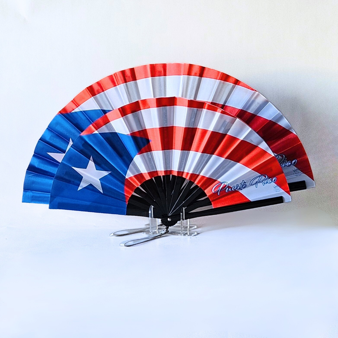 Puerto Rico Folding Fan – Caribbean Heritage Hand Fan