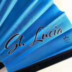 Saint Lucia Caribbean Heritage Hand Fan