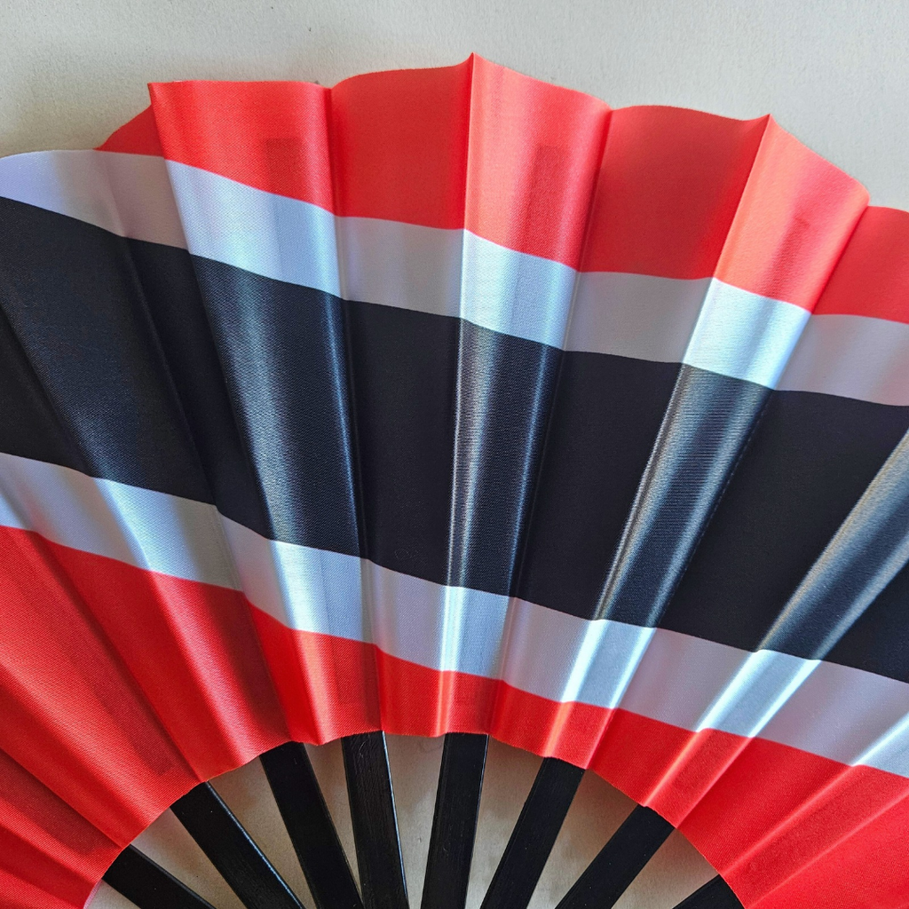 Trinidad & Tobago Folding Fan – Caribbean Heritage Hand Fan