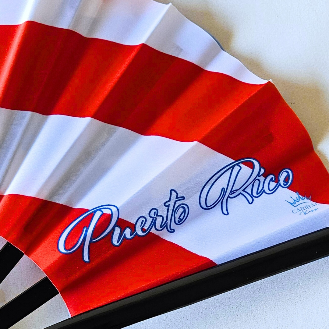 Puerto Rico Folding Fan – Caribbean Heritage Hand Fan