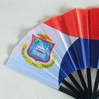 Saint Martin "Sint Maarten" Caribbean Heritage Hand Fan