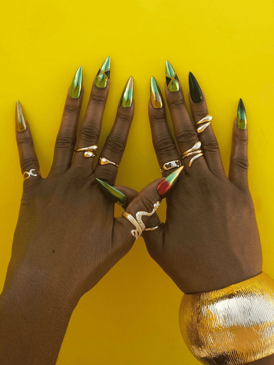 Jamaica Press-On Nails – Caribbean Heritage Nail Set
