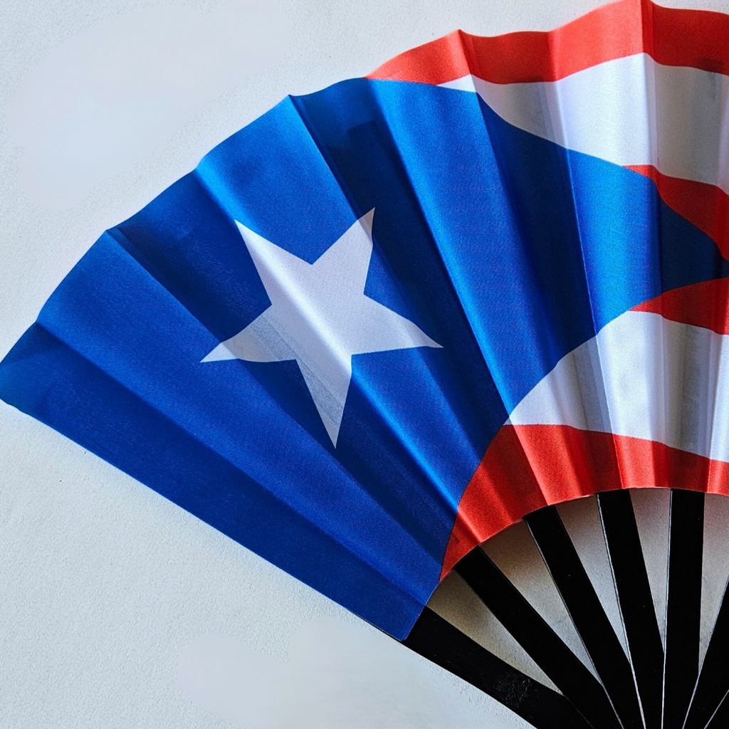 Puerto Rico Folding Fan – Caribbean Heritage Hand Fan