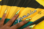 Faux ongles jamaïcains à presser
