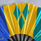 Saint Vincent & the Grenadines Caribbean Heritage Hand Fan