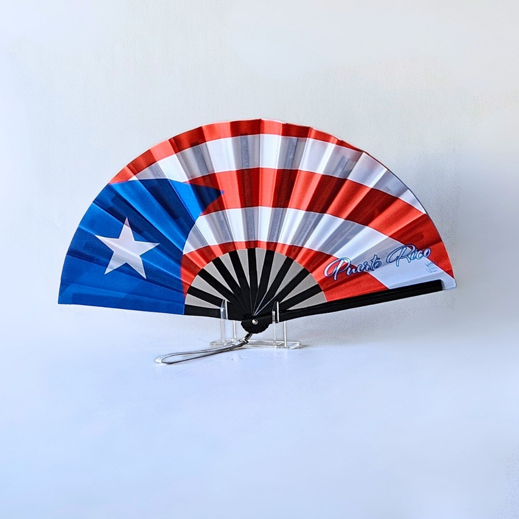 Puerto Rico Folding Fan – Caribbean Heritage Hand Fan