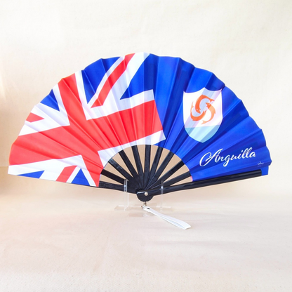 Caribae Kiss Anguilla Folding Hand Fan