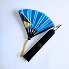 Saint Lucia Caribbean Heritage Hand Fan