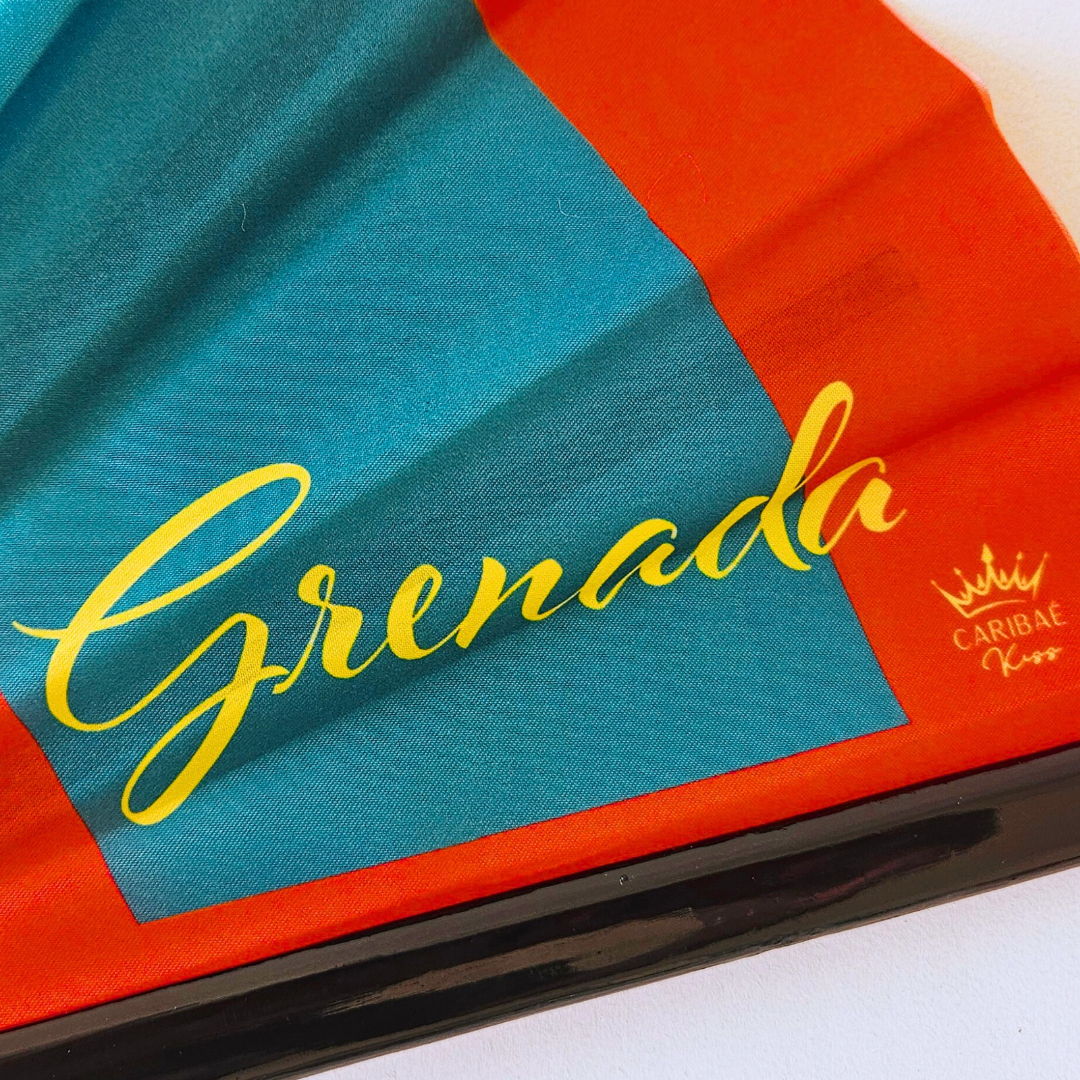 Grenada Folding Fan – Caribbean Heritage Hand Fan